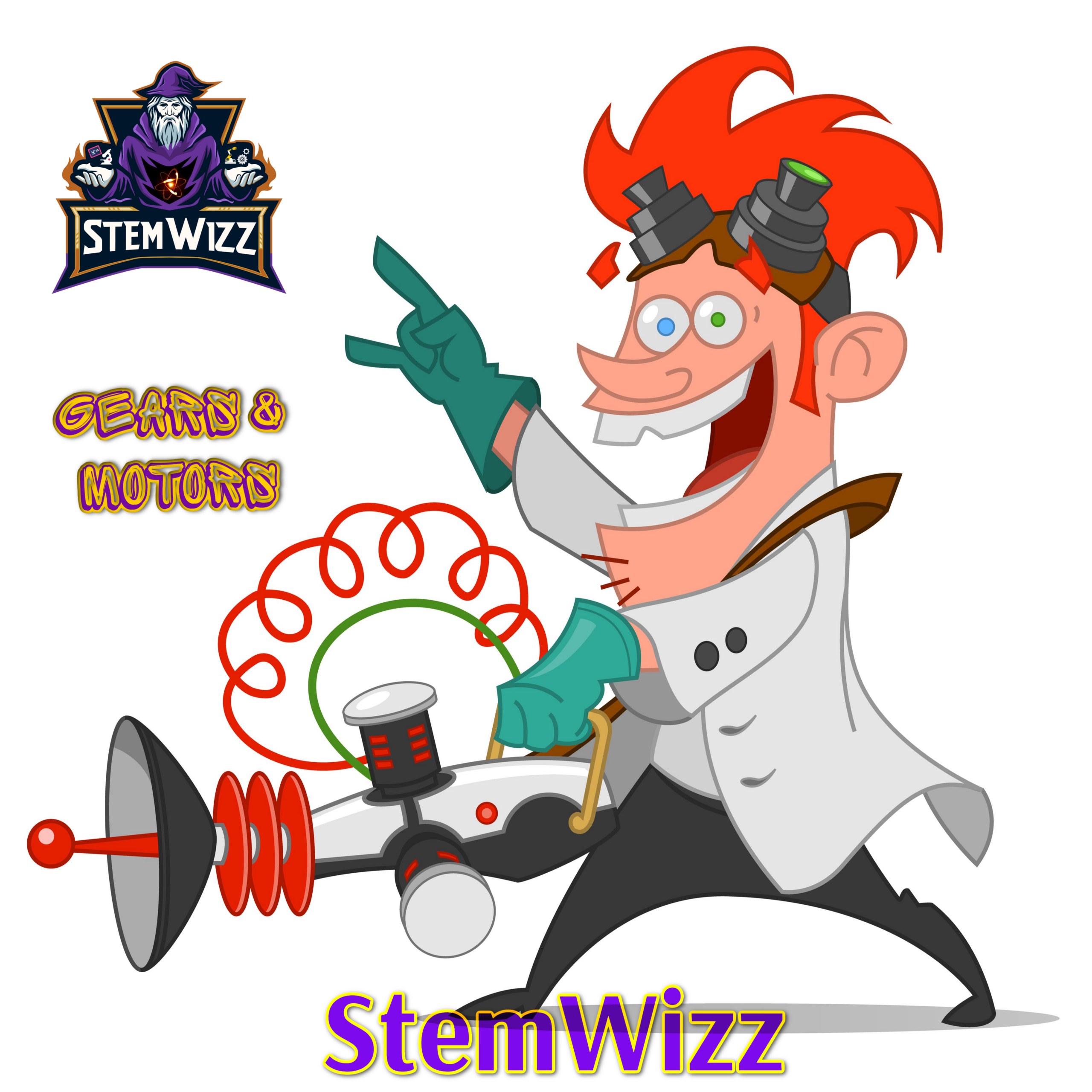 StemWizz Gears & Motors Box | 4 Projects Box 1 Gears Motors Box Design scaled StemWizz Gears & Motors Box – Mechanical STEM Kits Ireland