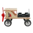 StemWizz Wind Truck 4-wheel STEM kit with red propeller motor for hands on fun
